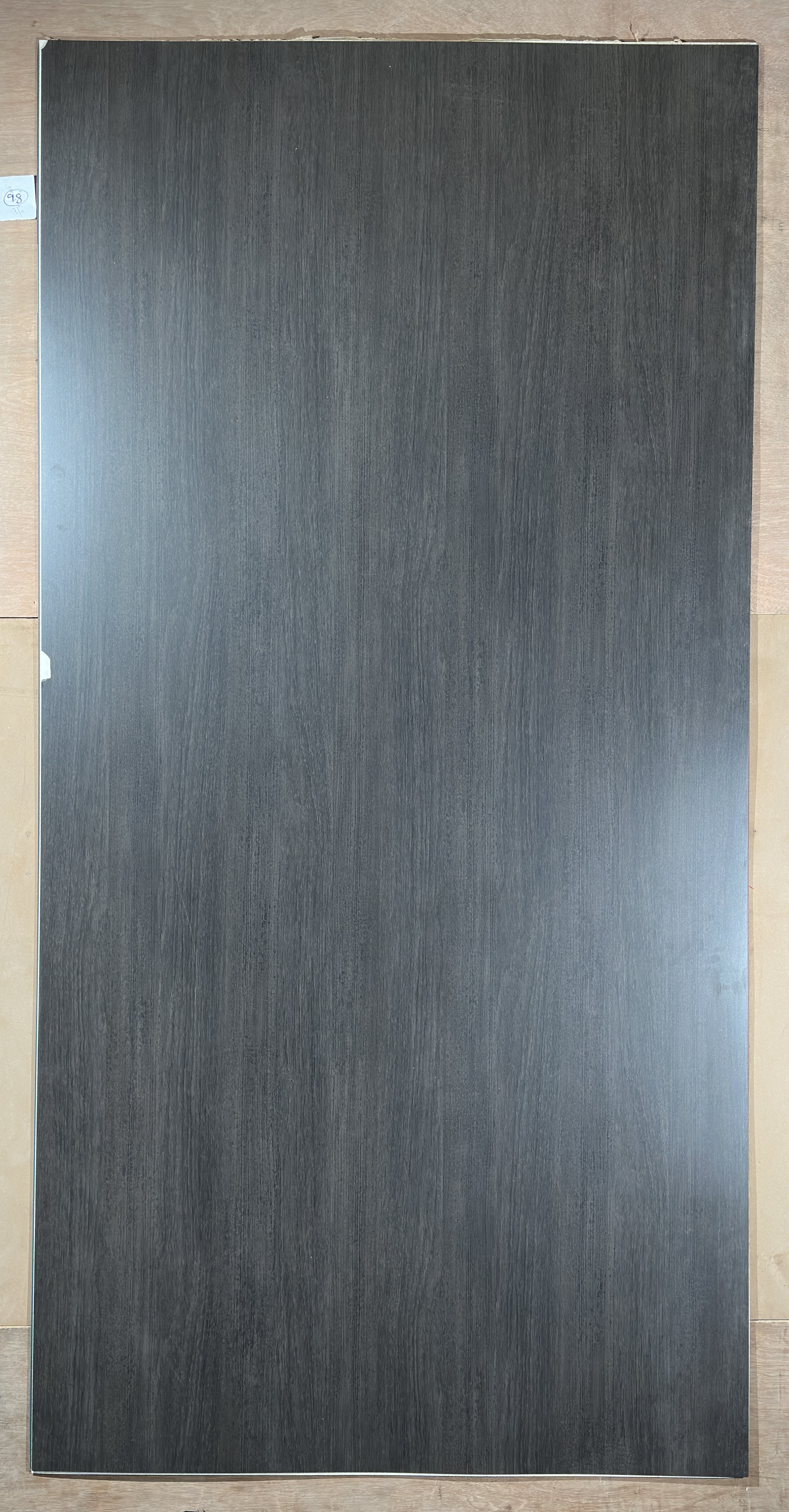 Material Depot laminates in bangalore - high quality image of a 87060 SF Black Decorative Laminate from Pulp Decor with Suede finish